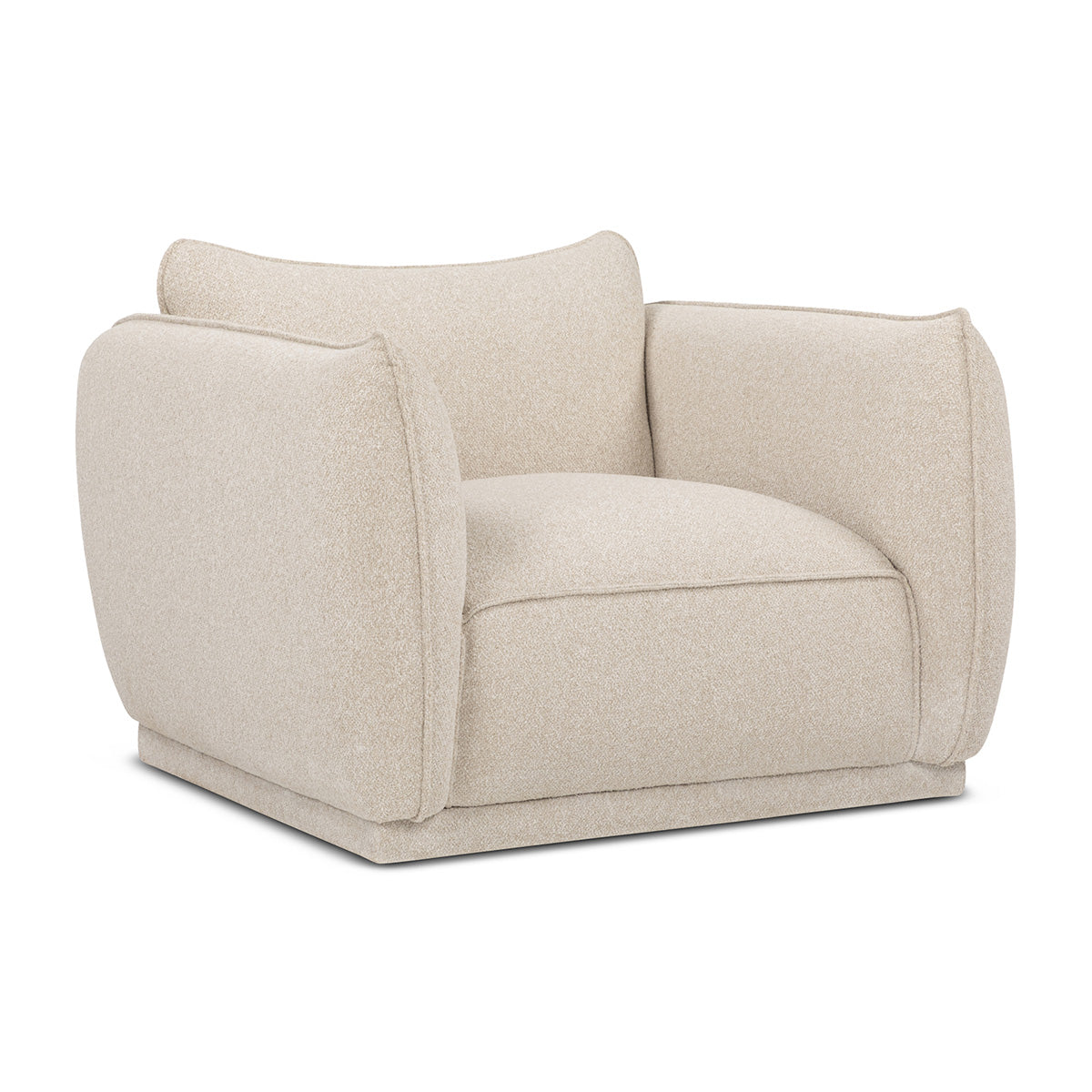 Fauteuil pivotant en tissu Valentina