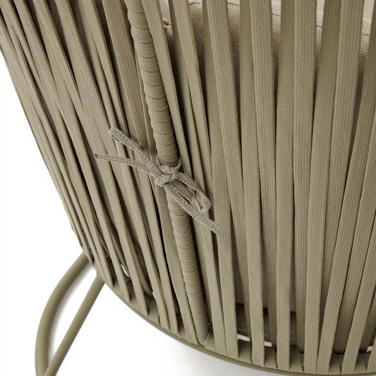 Fauteuil d'extérieur à dossier haut Saconca