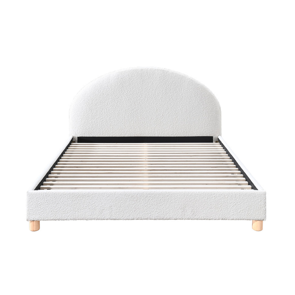 Lit Queen Archie Boucle (blanc)