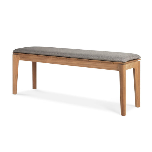 Banc d'extérieur 2 places en tissu Bok (teck, moka)