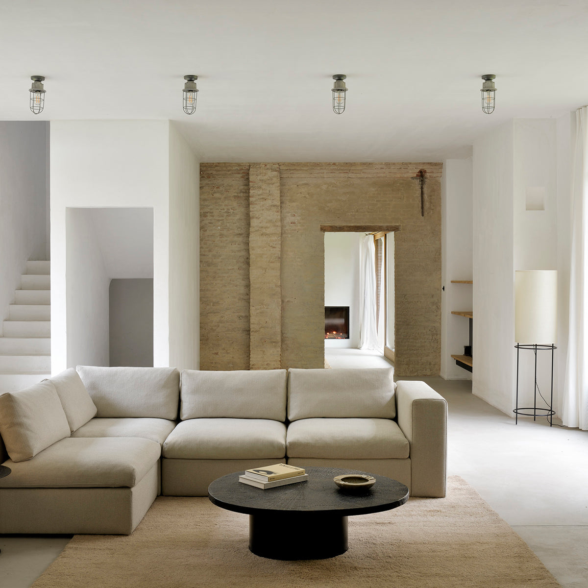 Table basse ovale Slice