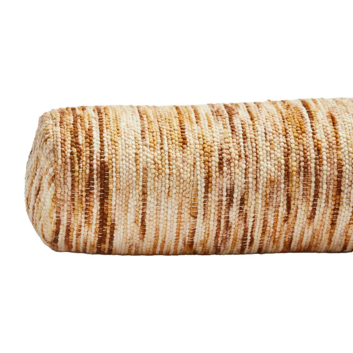 Traversin en laine chinée crème