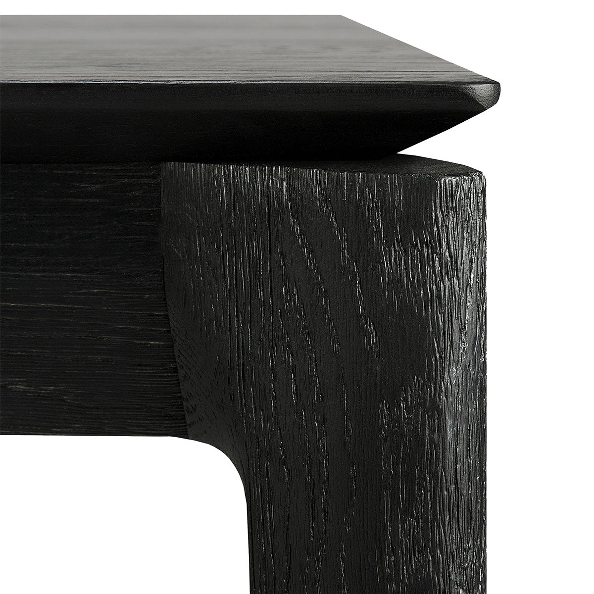 Table à manger Bok (chêne noir, 220 cm)