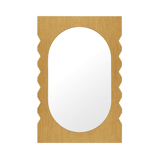 Miroir mural en chêne Azzurra