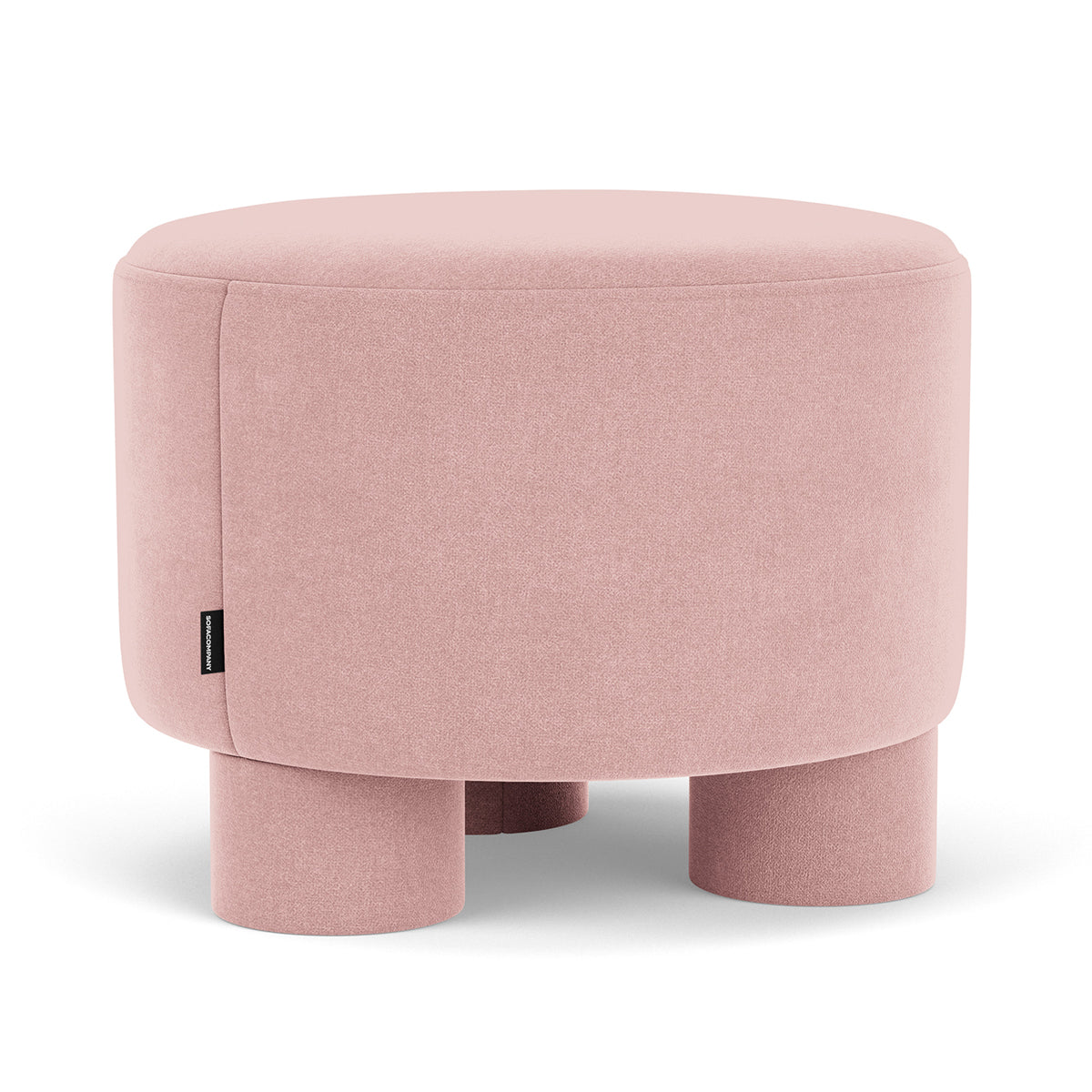 Pouf en tissu Faith (Rosa)