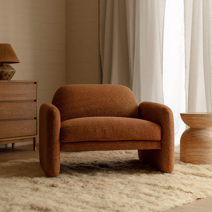 Fauteuil en tissu Florentina