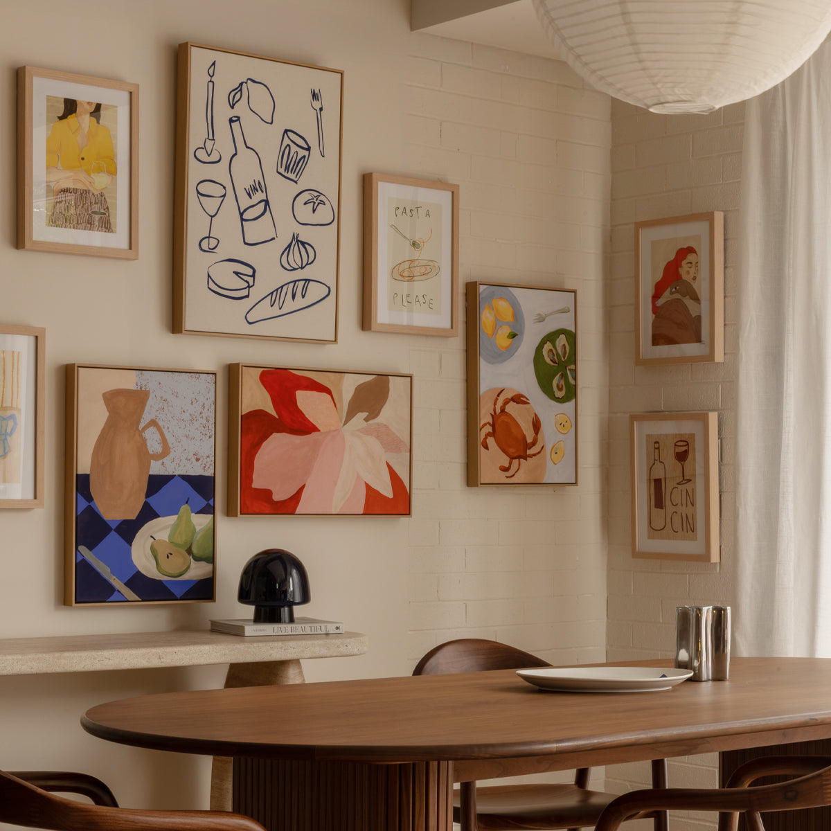 Impression de table moderne Life x MON