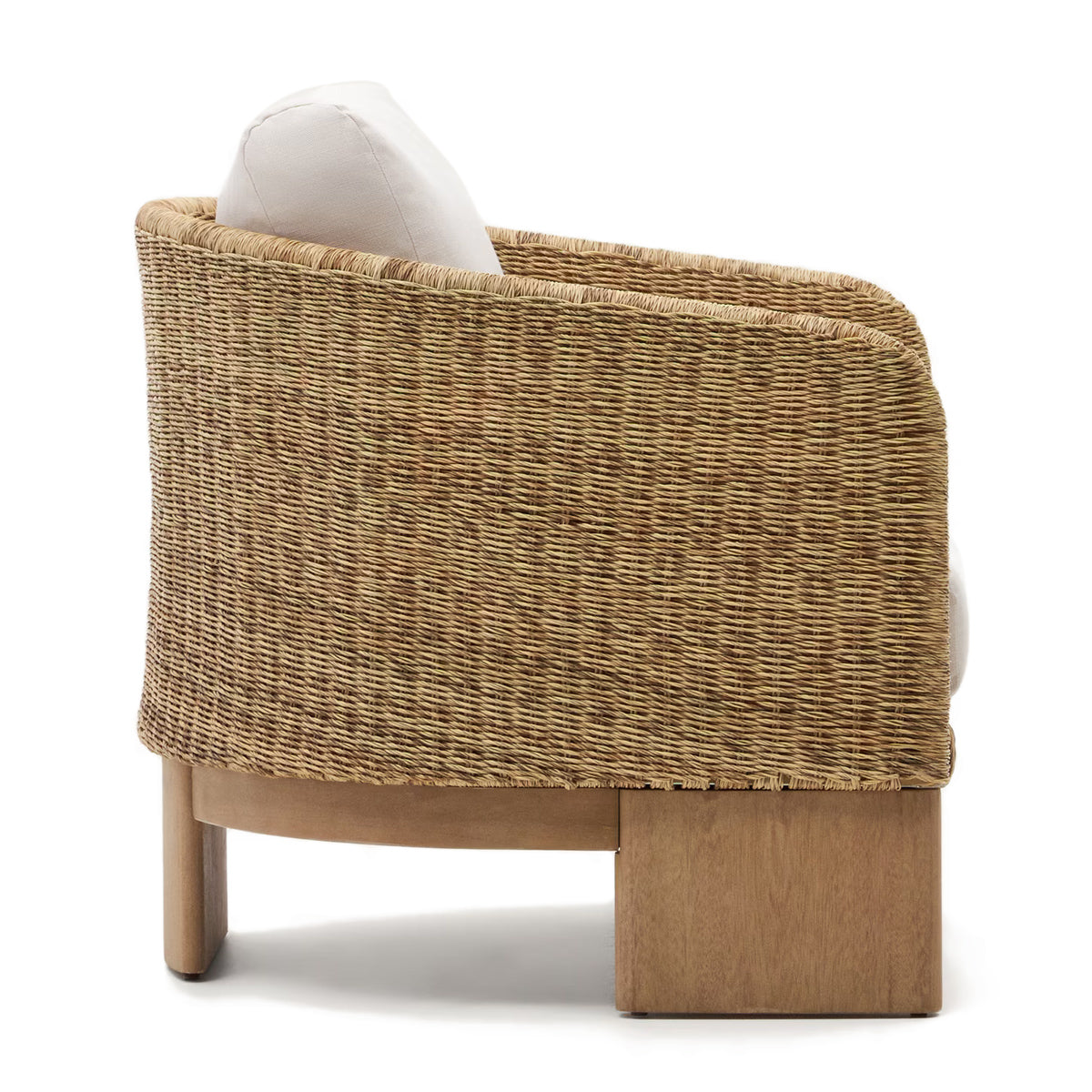 Fauteuil Xoriguer (Eucalyptus, Rotin)