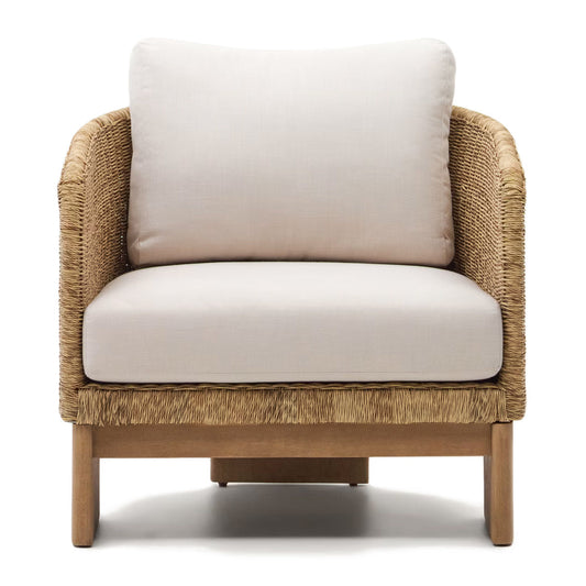 Fauteuil Xoriguer (Eucalyptus, Rotin)