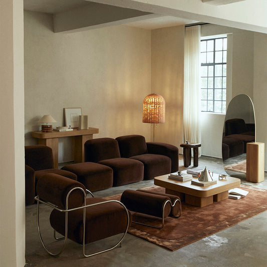 Fauteuil et pouf Chromeo (Avalon Piccolo)