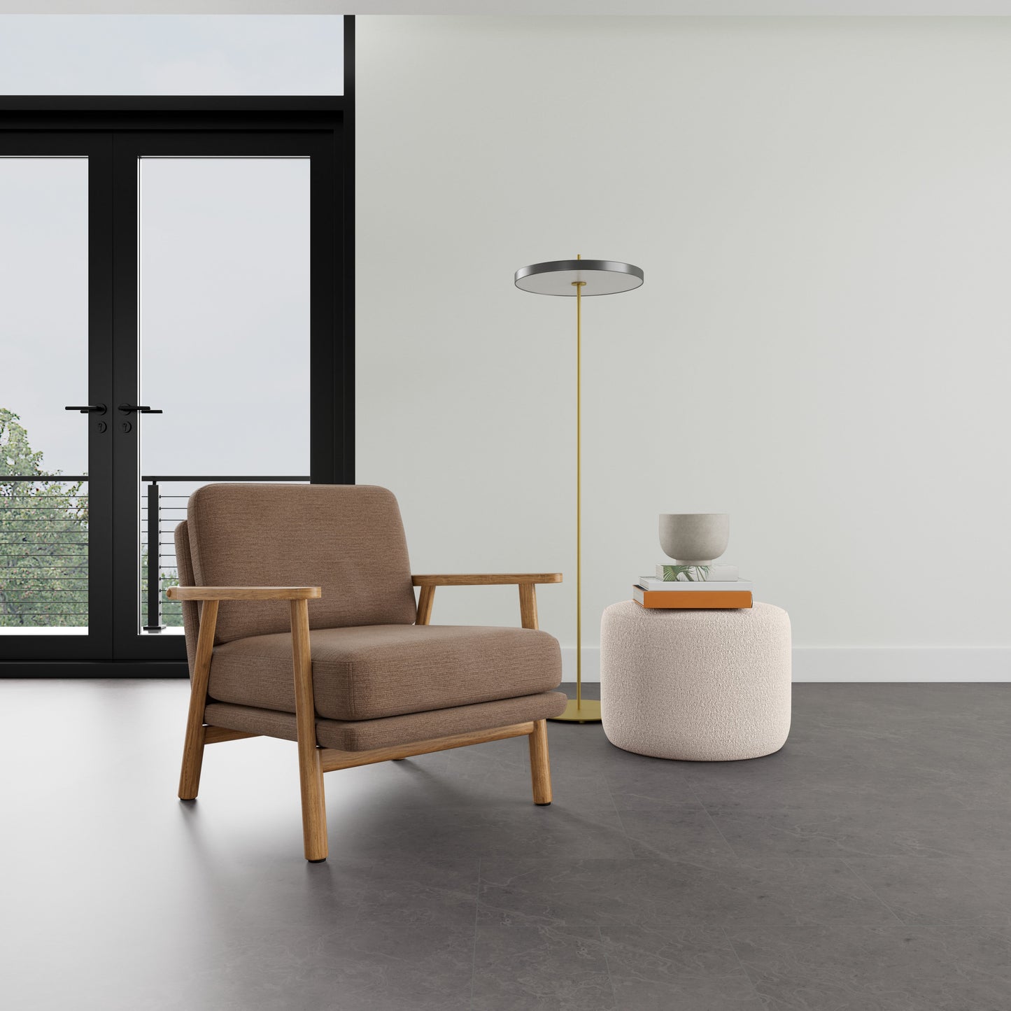 Fauteuil Archie en chêne