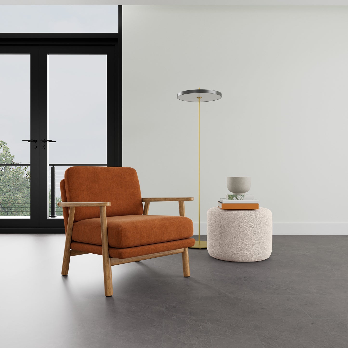 Fauteuil Archie en chêne