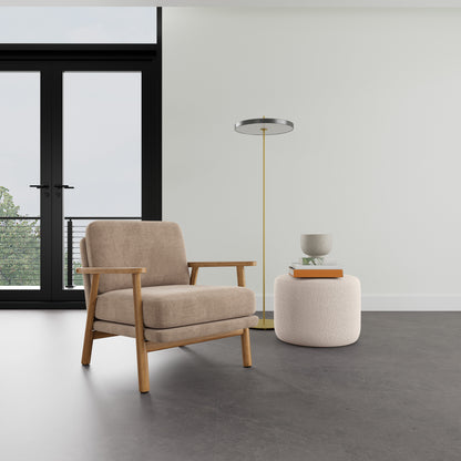 Fauteuil Archie en chêne