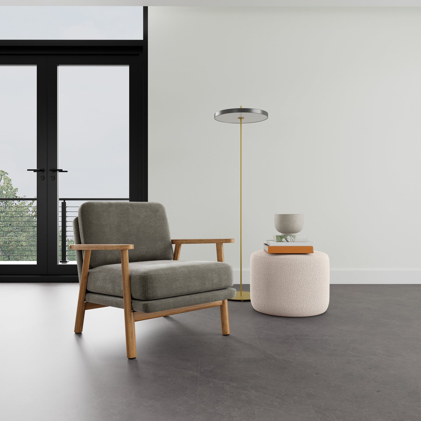 Fauteuil Archie en chêne