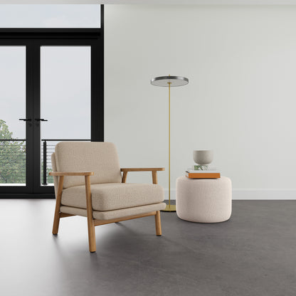 Fauteuil Archie en chêne