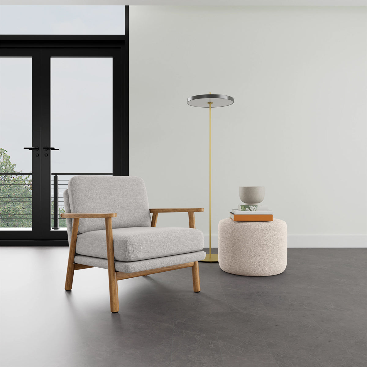 Fauteuil Archie en chêne