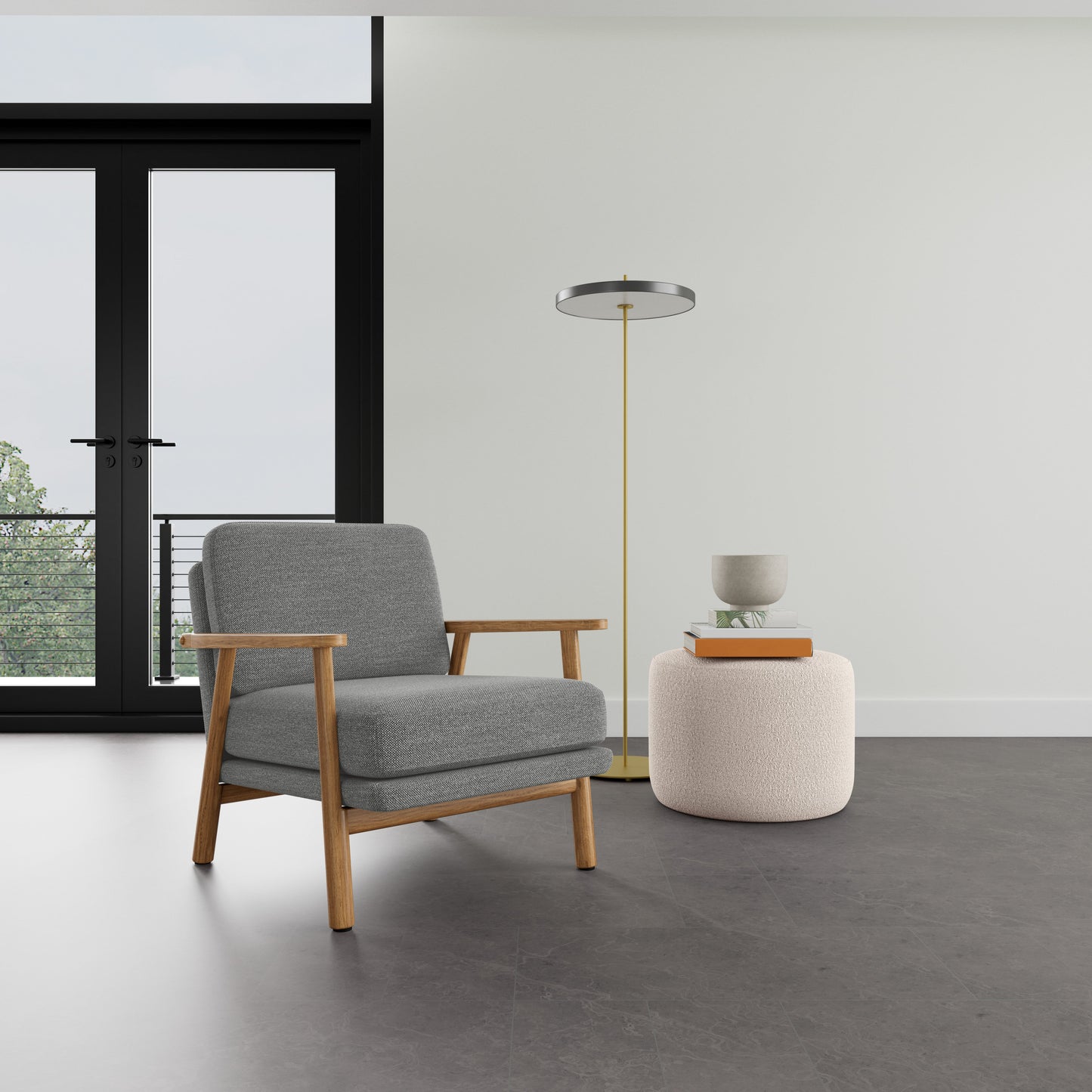 Fauteuil Archie en chêne