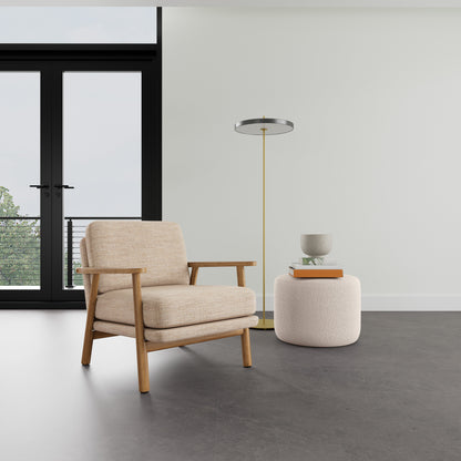 Fauteuil Archie en chêne