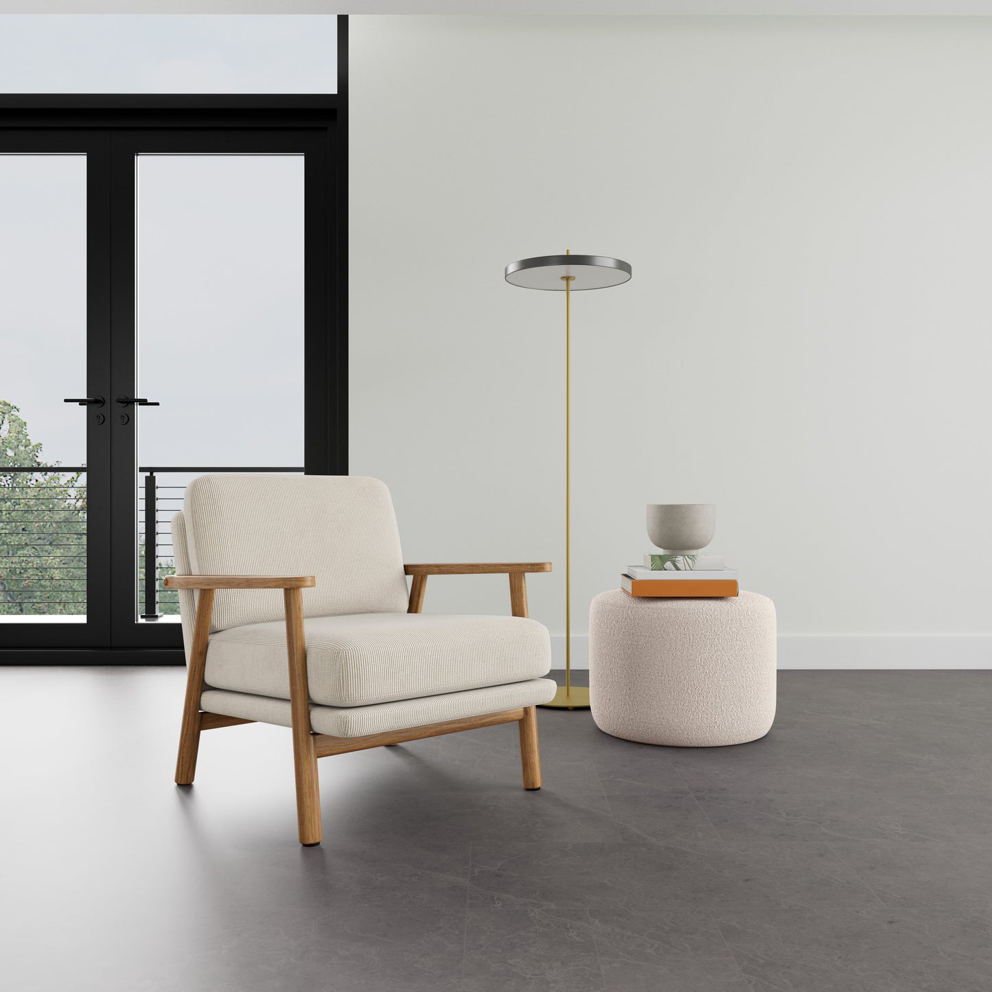 Fauteuil Archie en chêne