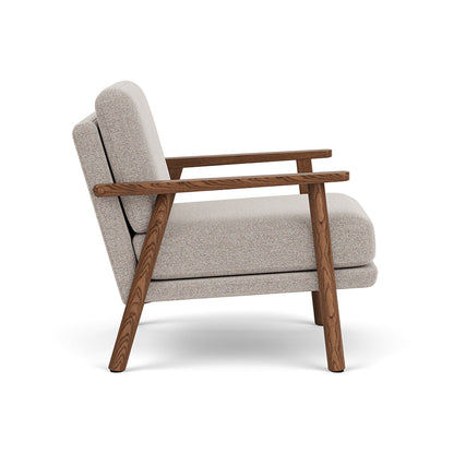 Fauteuil Archie en noyer