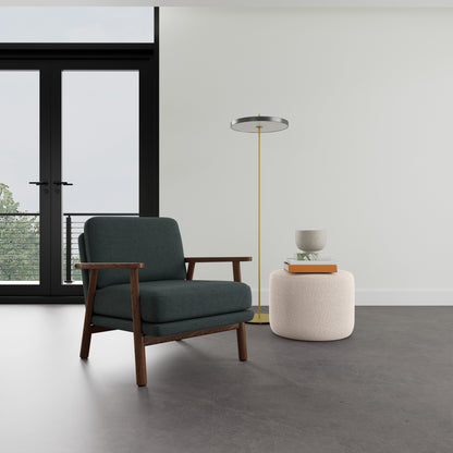 Fauteuil Archie en noyer