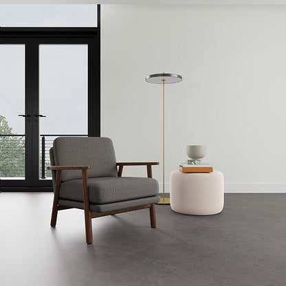 Fauteuil Archie en noyer