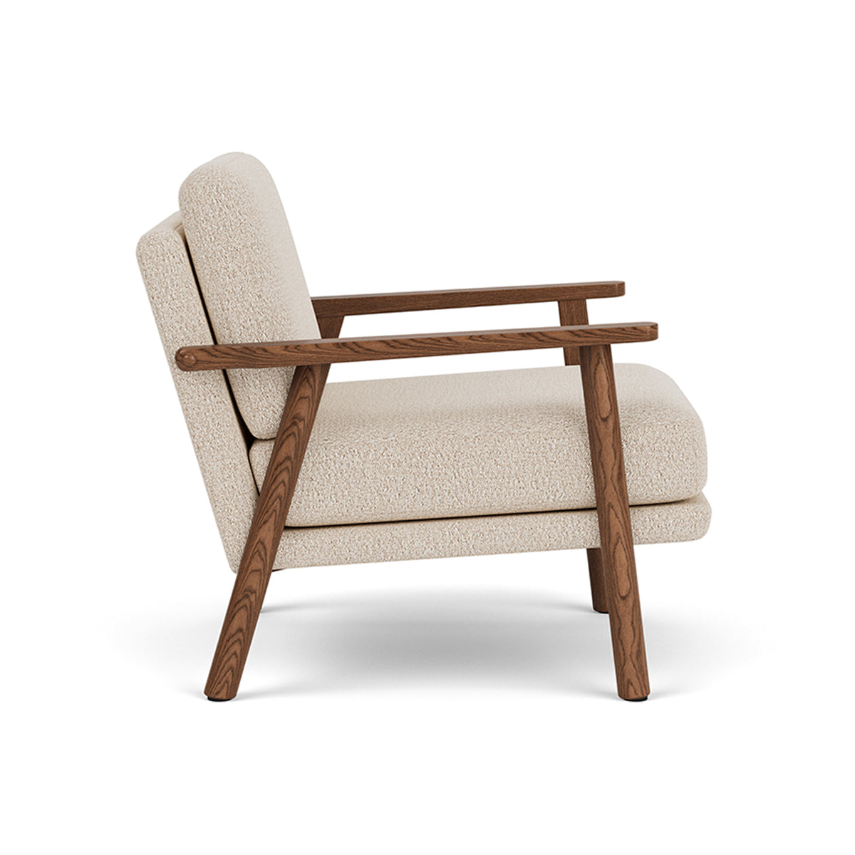 Fauteuil Archie en noyer