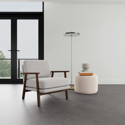 Fauteuil Archie en noyer