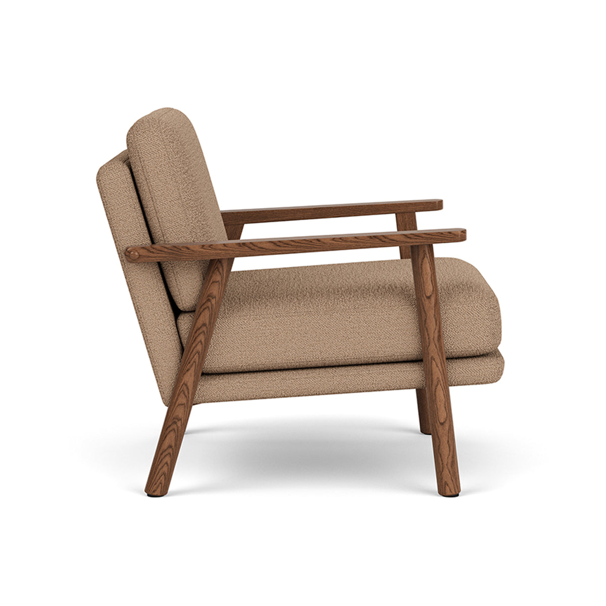 Fauteuil Archie en noyer