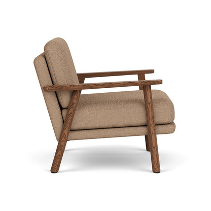 Fauteuil Archie en noyer