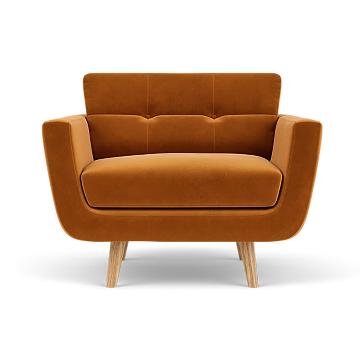 Fauteuil en velours Vera