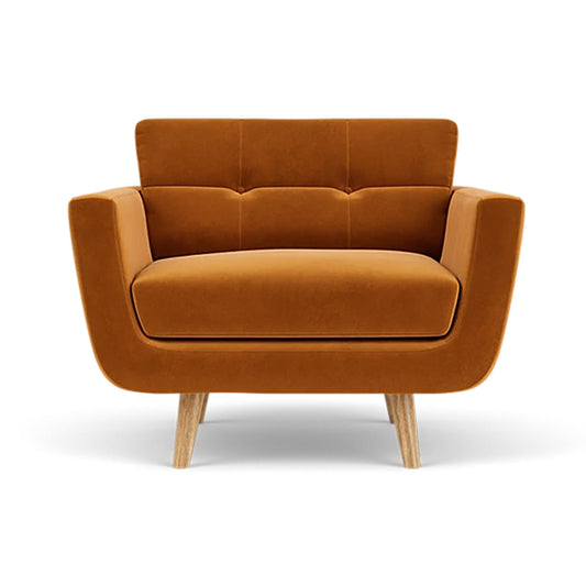 Fauteuil en velours Vera