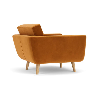 Fauteuil en velours Vera
