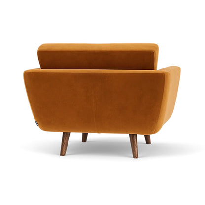 Fauteuil en velours Vera