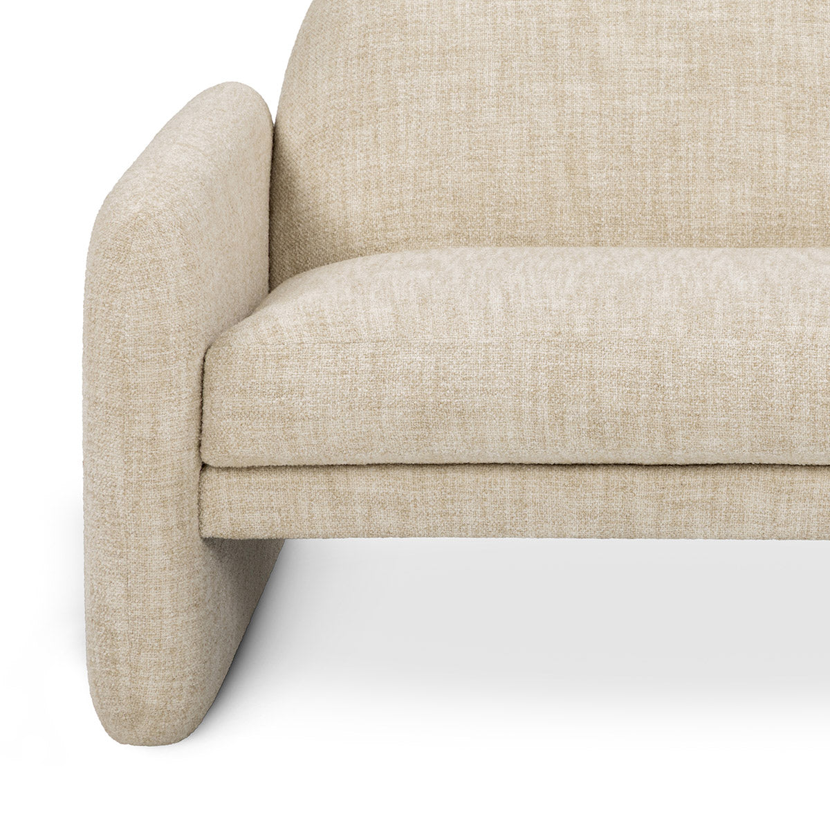 Fauteuil en tissu Florentina