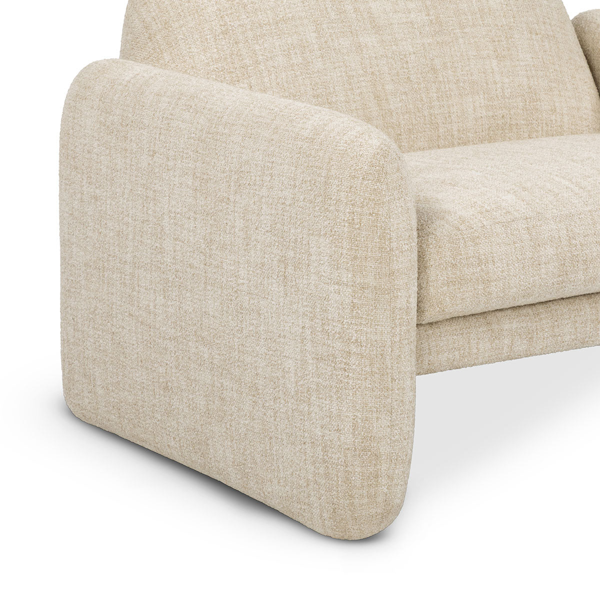 Fauteuil en tissu Florentina