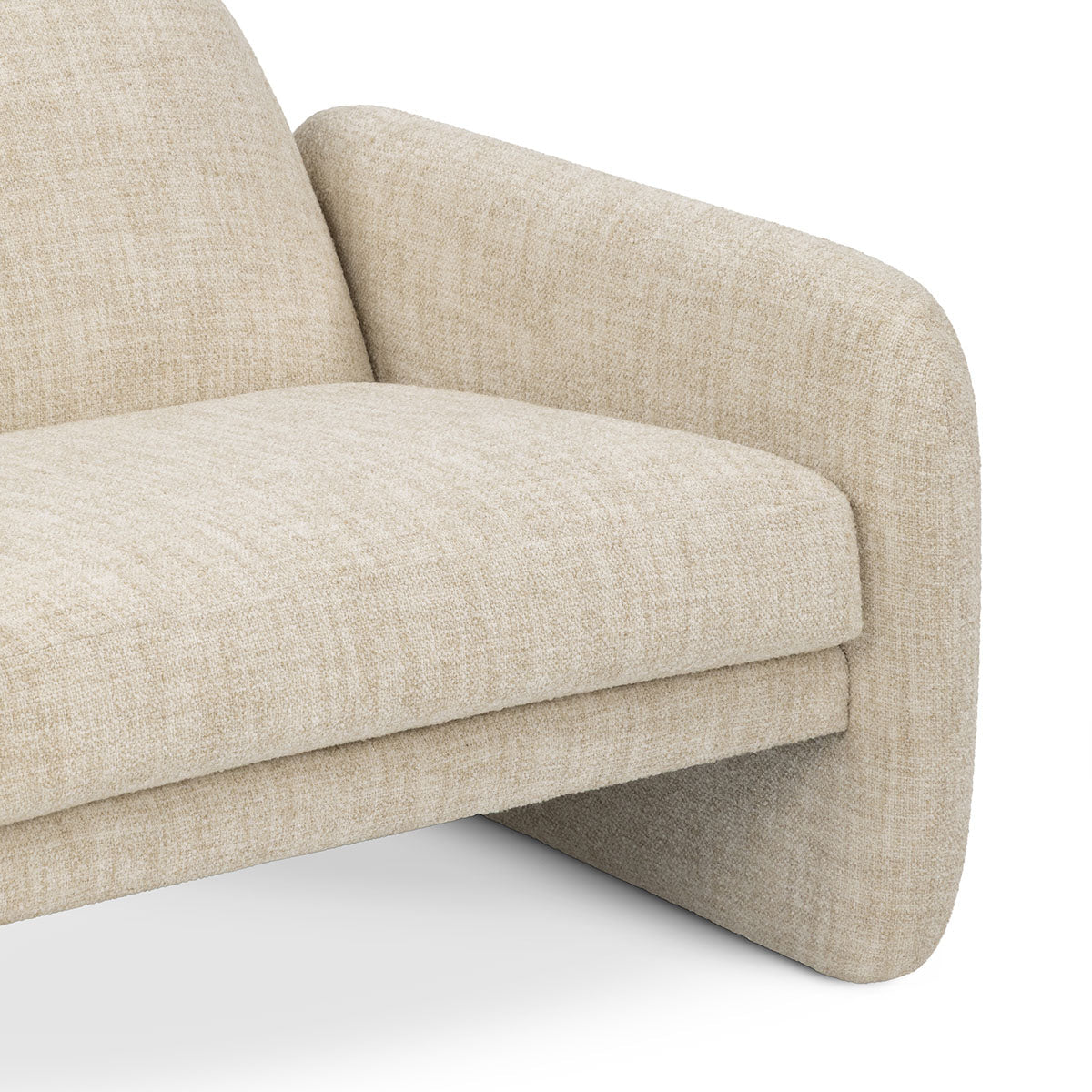 Fauteuil en tissu Florentina