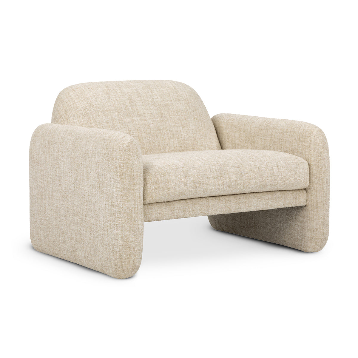 Fauteuil en tissu Florentina