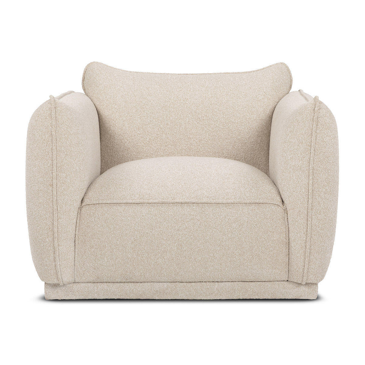 Fauteuil pivotant en tissu Valentina