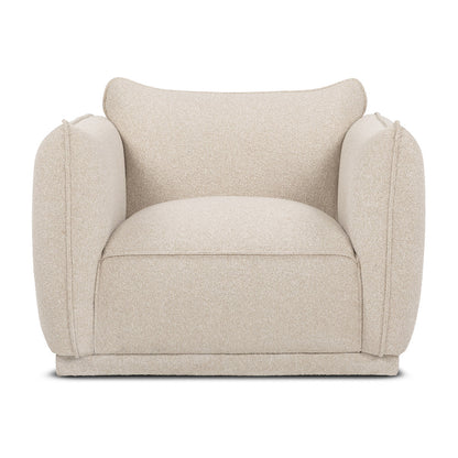 Fauteuil pivotant en tissu Valentina