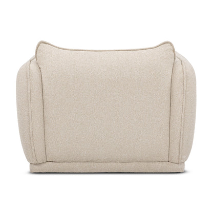 Fauteuil pivotant en tissu Valentina