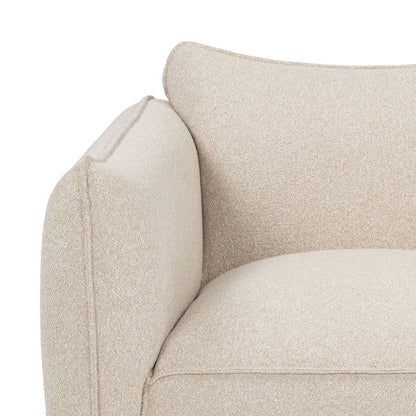 Fauteuil pivotant en tissu Valentina