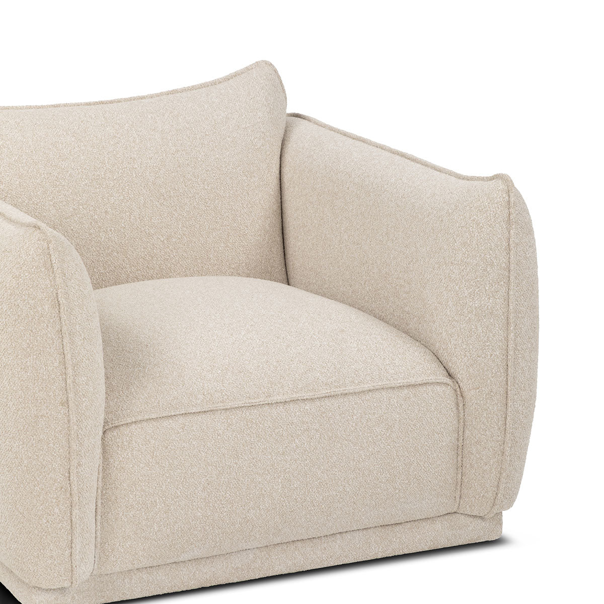 Fauteuil pivotant en tissu Valentina