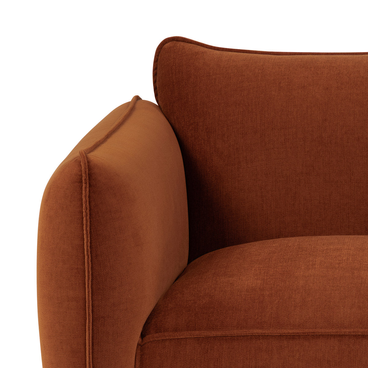 Fauteuil pivotant en tissu Valentina