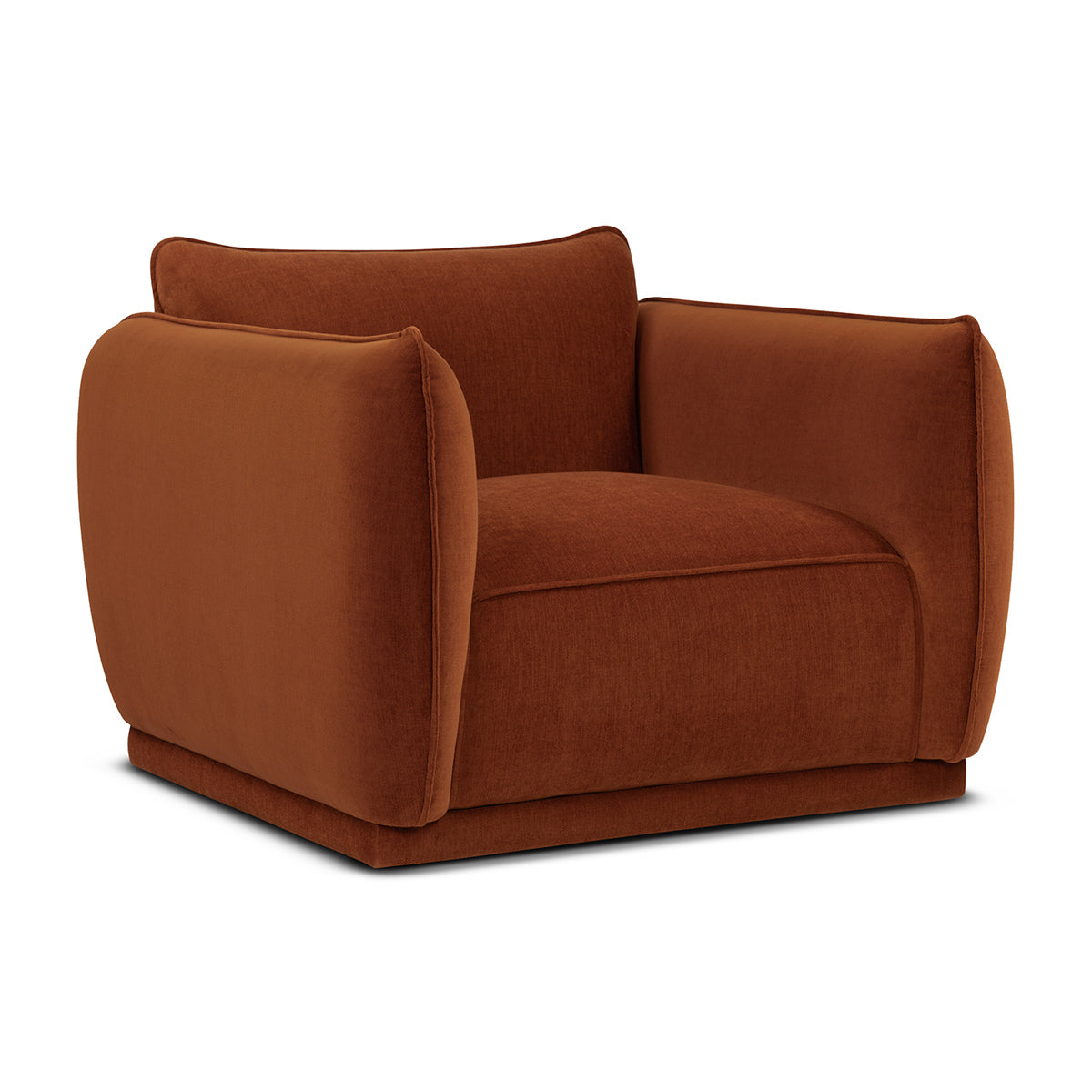 Fauteuil pivotant en tissu Valentina