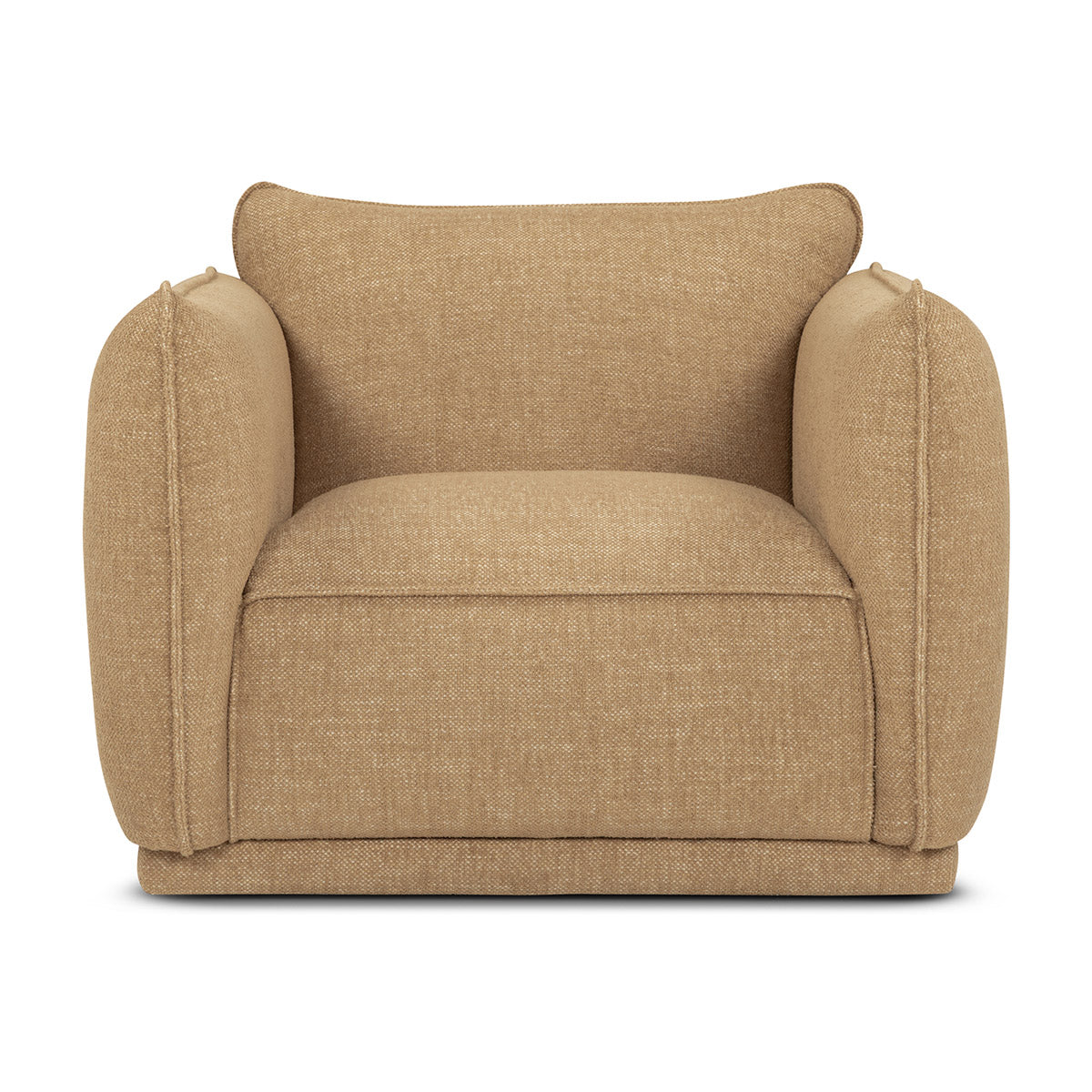 Fauteuil pivotant en tissu Valentina