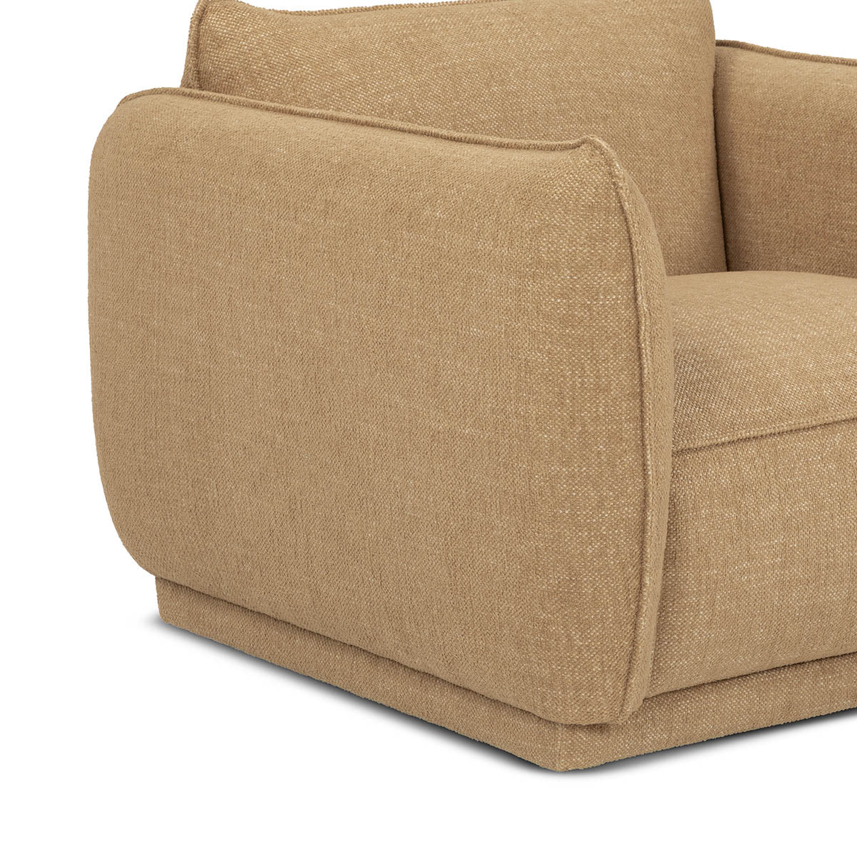 Fauteuil pivotant en tissu Valentina