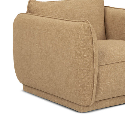 Fauteuil pivotant en tissu Valentina