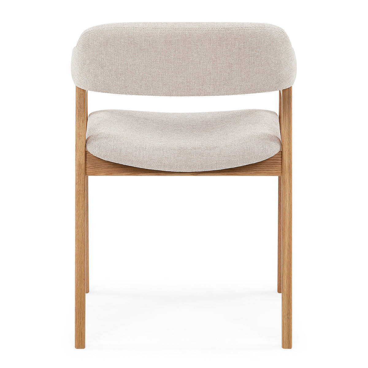 Chaise de salle à manger en tissu Santino