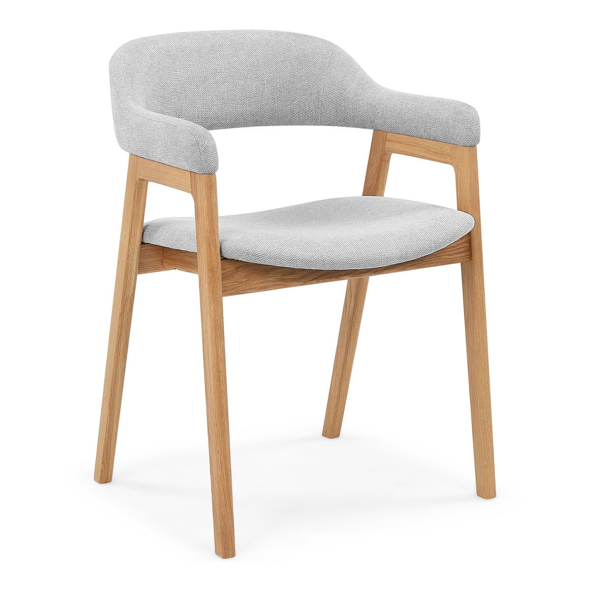 Chaise de salle à manger en tissu Santino